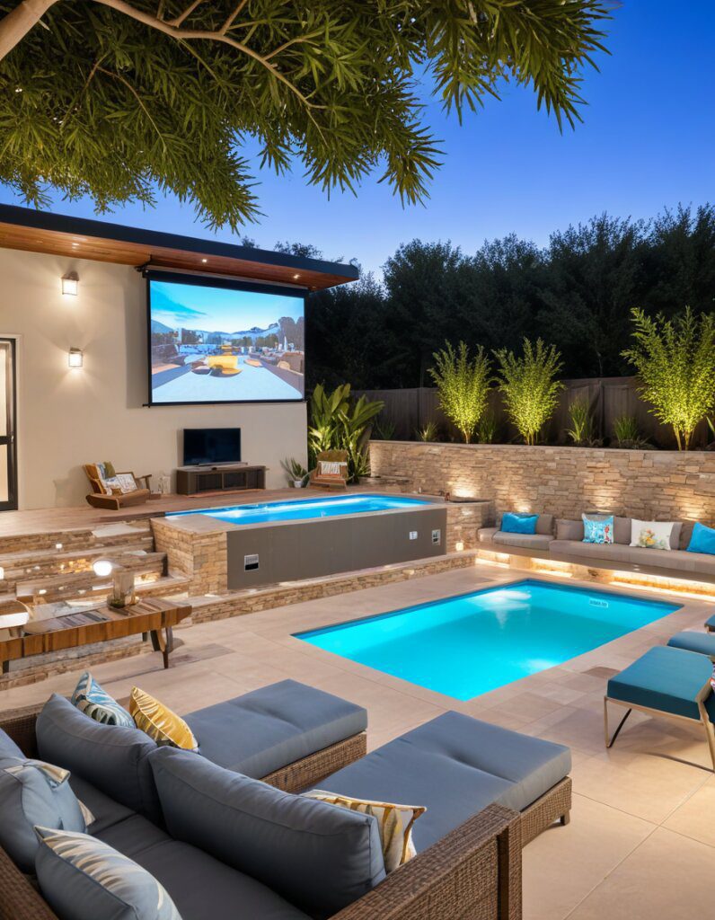 Designing Entertainment Zones for Pool Parties