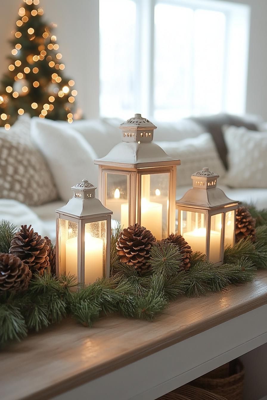 8. Cozy Candlelit Lantern Display