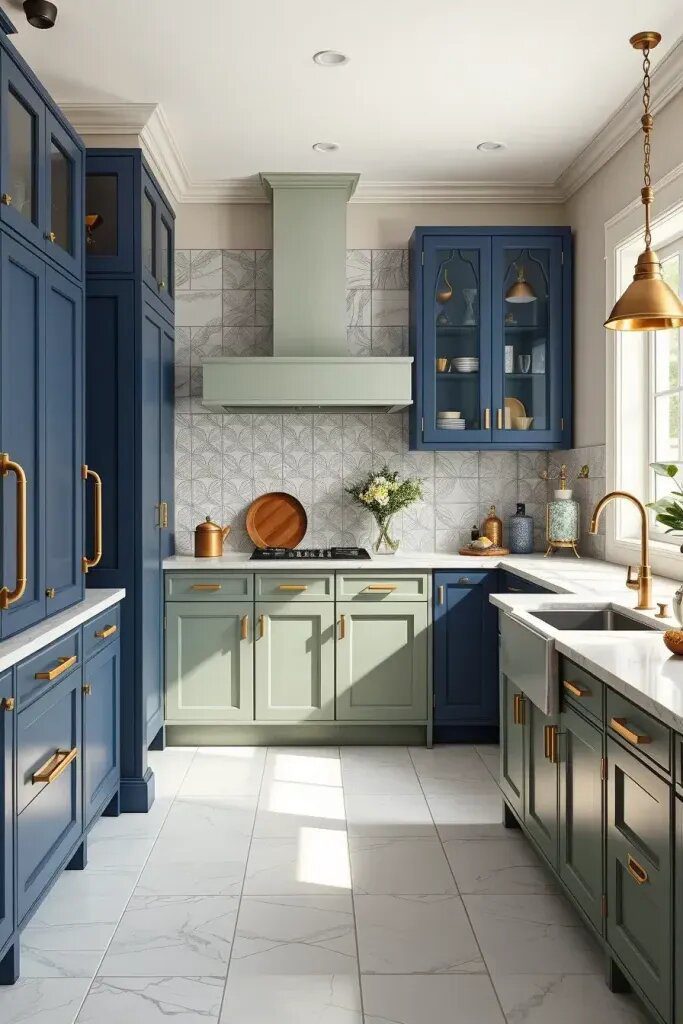 Brass Hardware for a Polished Kitchen Look