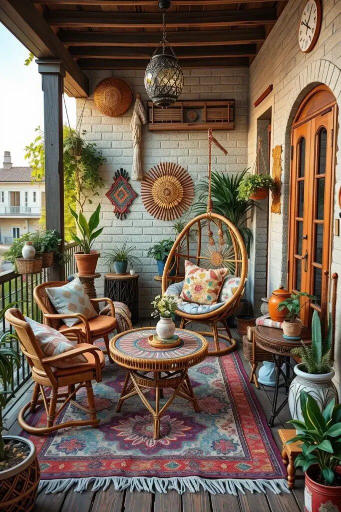 Finding Your Own Bohemian Balcony Style