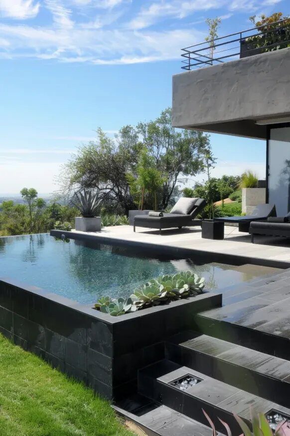 Elevated Above Ground Pool for a Luxe Look
