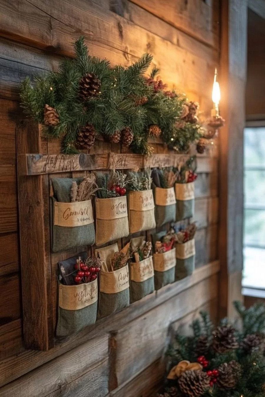 13. Farmhouse-Style Advent Calendar Ideas - photo 2