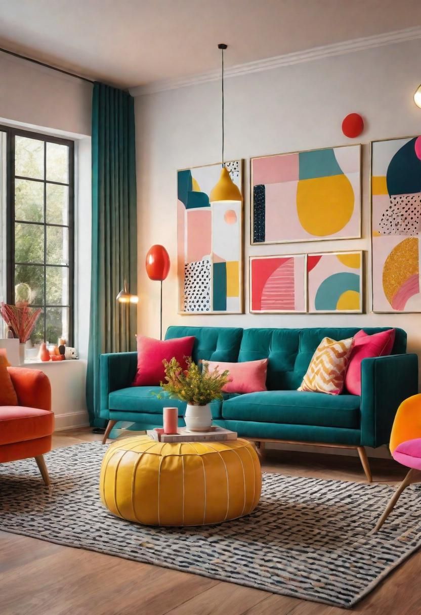 26. Carnival-Inspired Living Room Decor