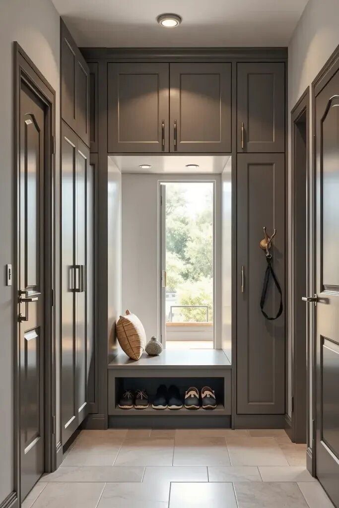 Sleek Entryways: Smart Integrated Storage Solutions - photo 2