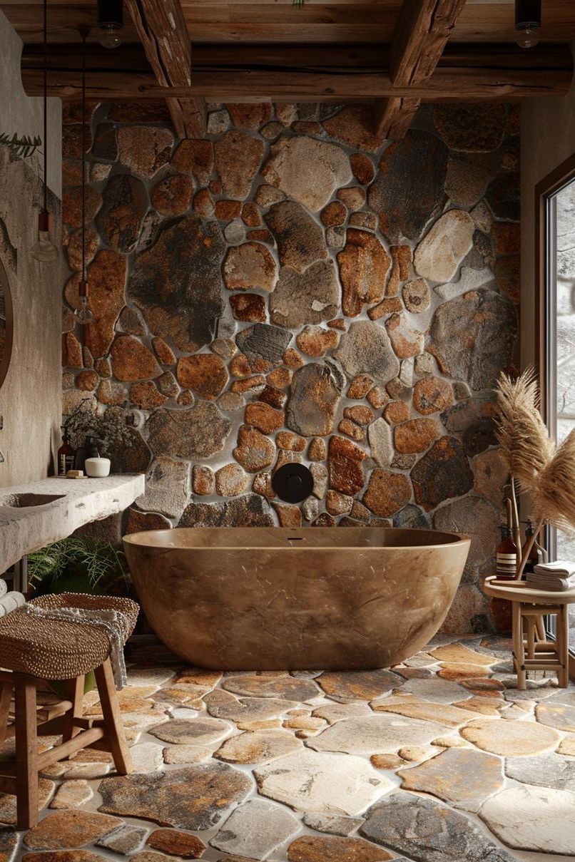 15. Earthy Pebble Tile for a Natural Feel - photo 2