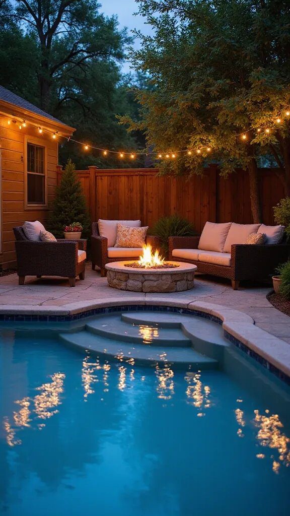 7. Cozy Fire Pit Pairing