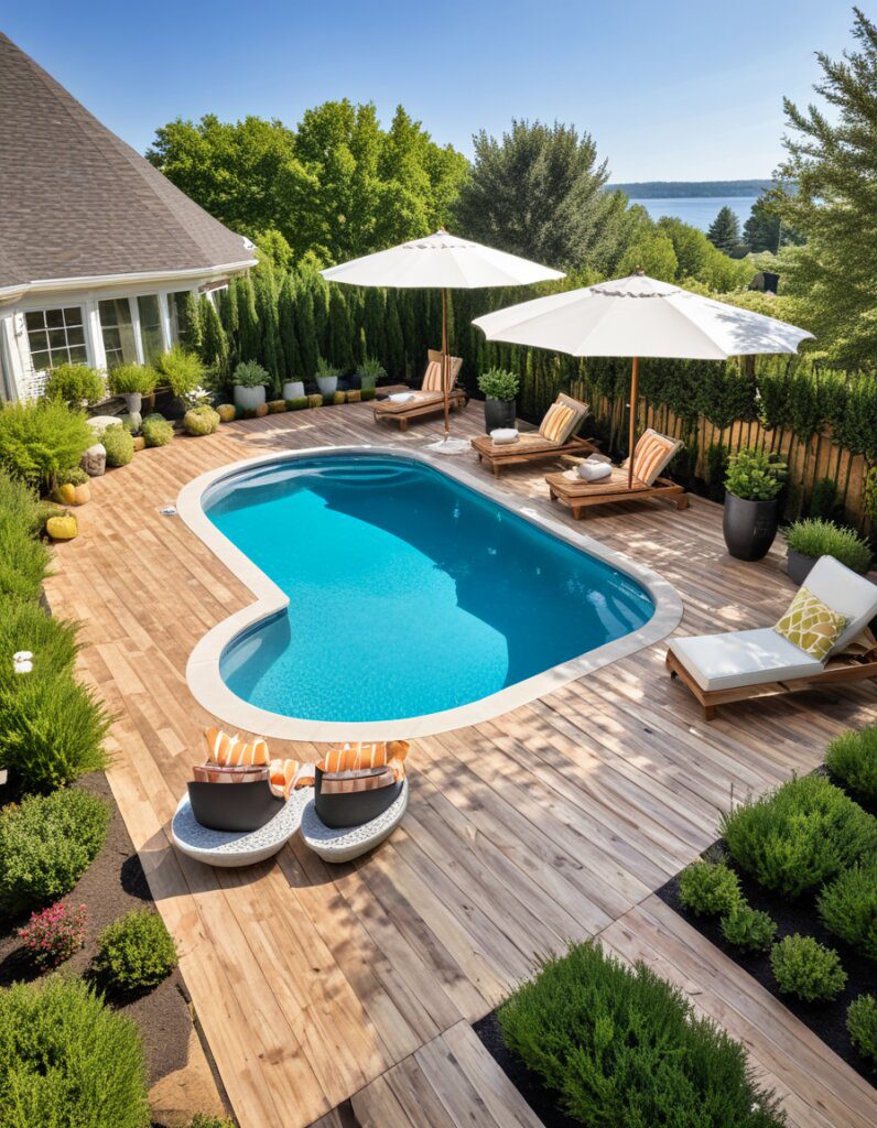 Oval Pool Shapes for Elegant Backyards