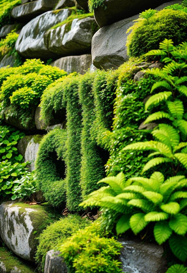 20. Growing Moss Graffiti Art