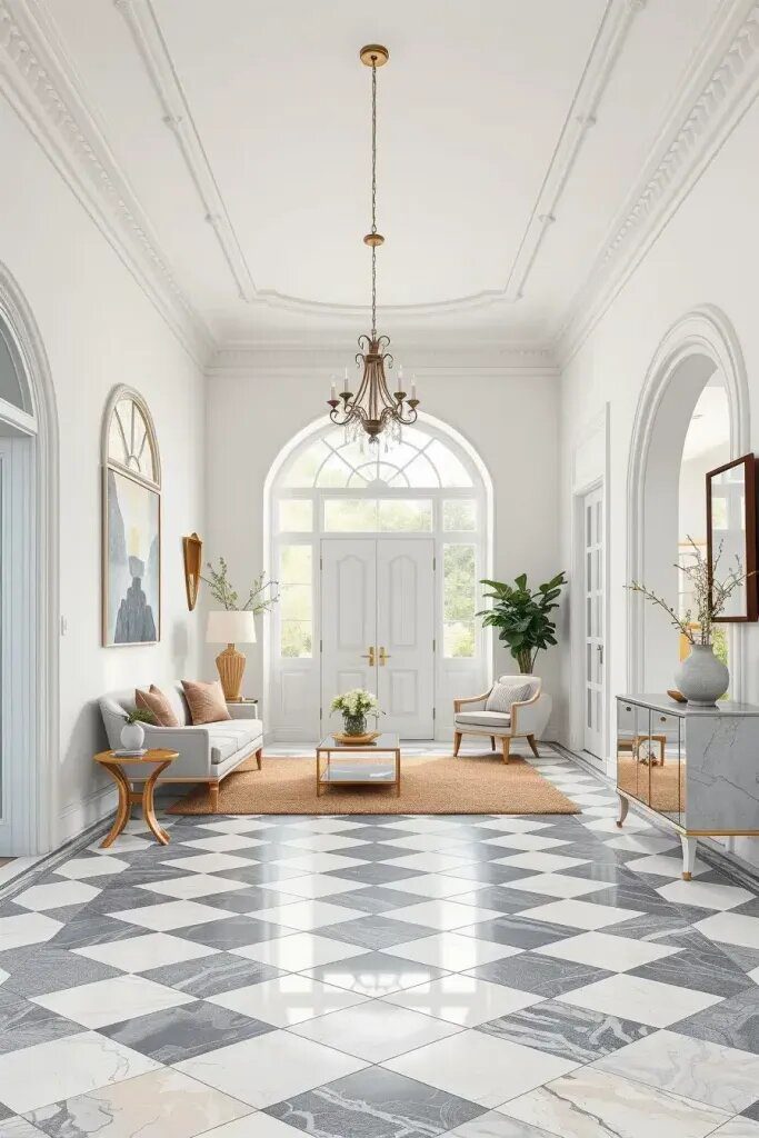 Patterned Flooring That Guides the Way