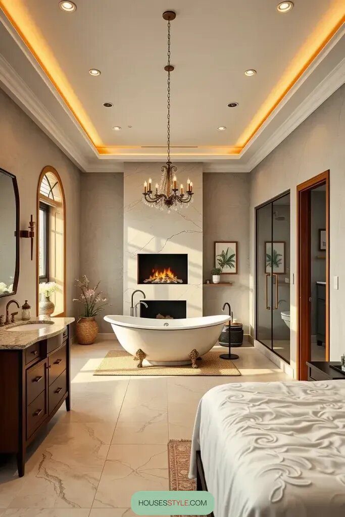 17. Transitioning from Bedroom to Bathroom Design - photo 2