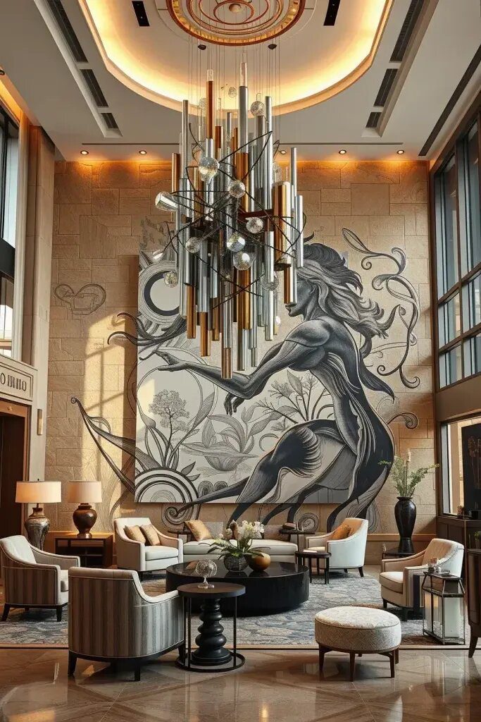 Custom Art Installations for Upscale Spaces