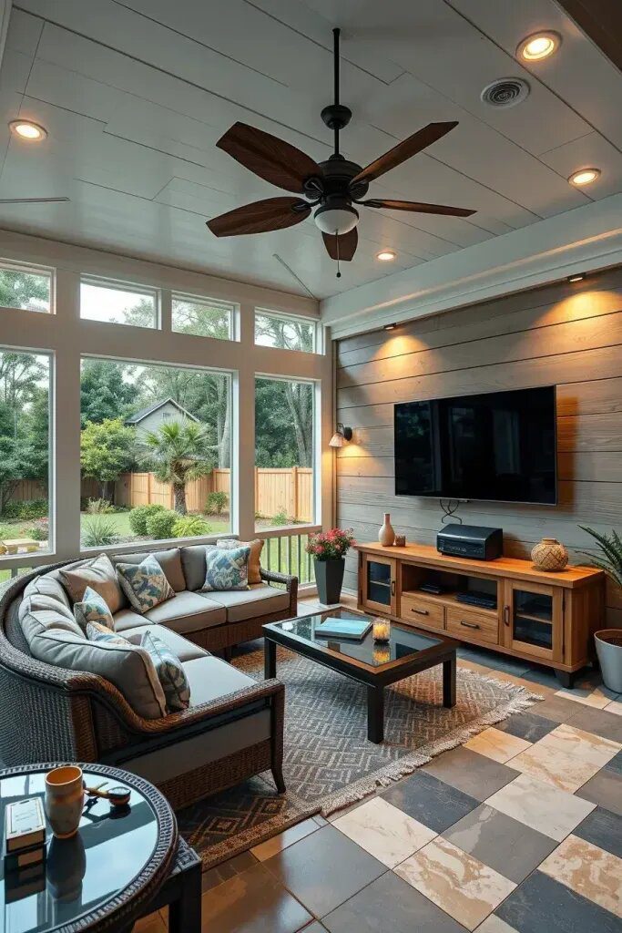 Setting Up A TV On Your Porch
