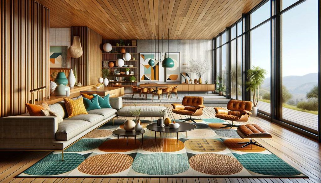25 Color Palettes for a Mid-Century Modern Living Room - photo 7
