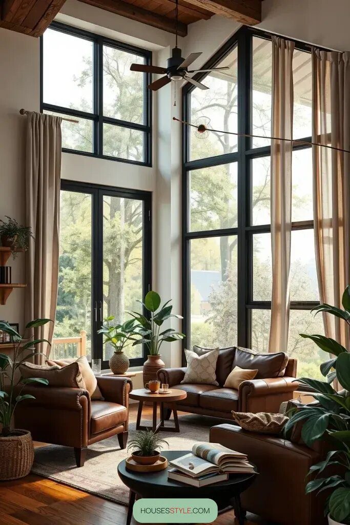 Bring in Natural Light with Large Windows