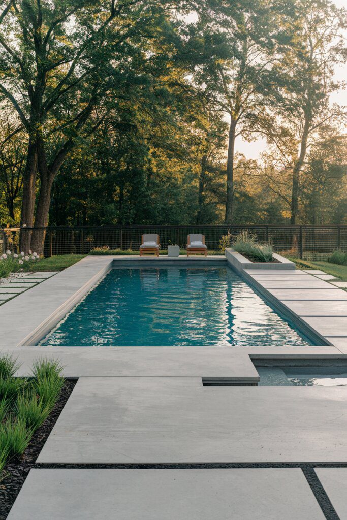 Sleek Concrete Decks for Inground Pools - photo 2