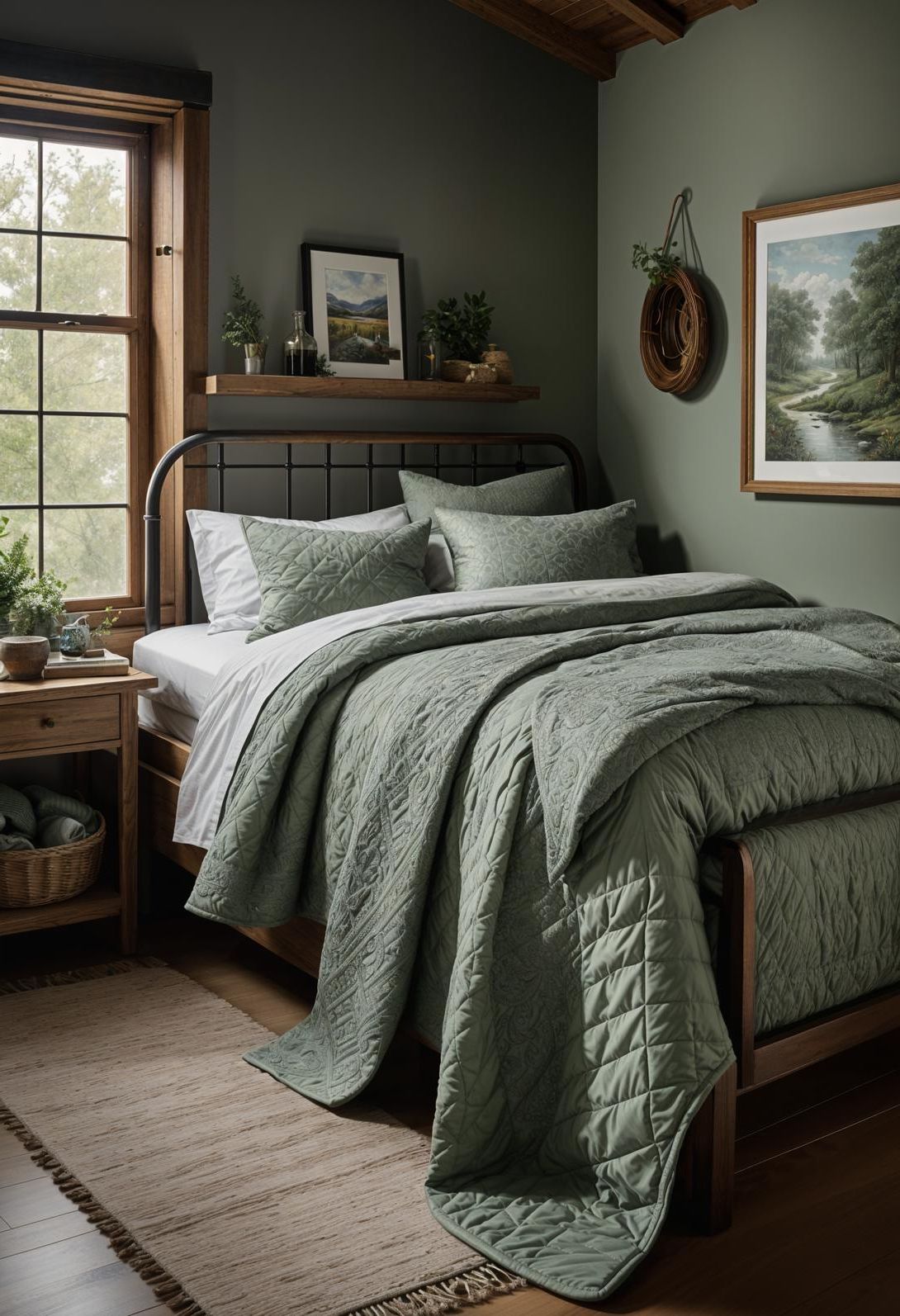 15. Cottage Core Bedroom Charm