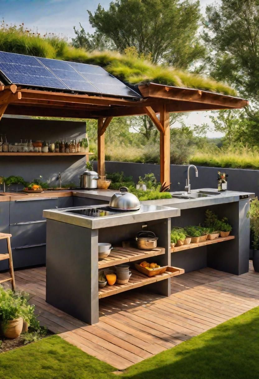 6. Sustainable Outdoor Kitchen Design