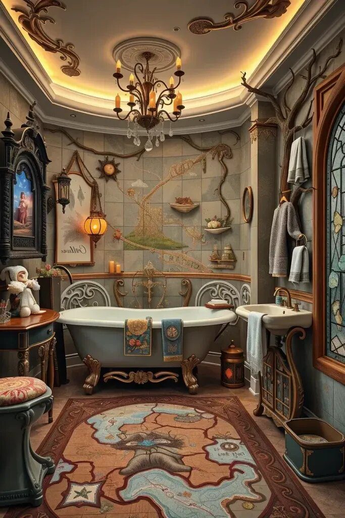 Fantasy-Inspired Enchanting Bathroom Designs - photo 2