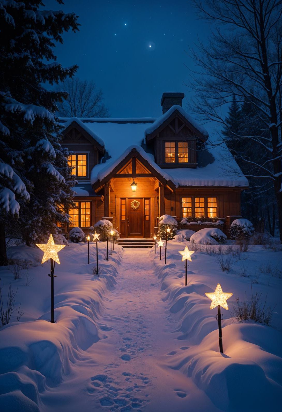 5. Star-Shaped Pathway Lights - photo 3