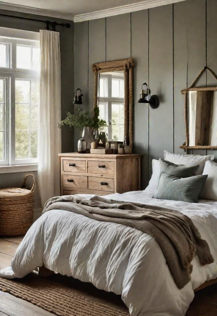 22. DIY Rustic Mirror Frame