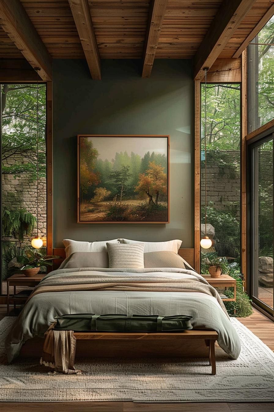 1. Forest Retreat Bedroom Design - photo 2