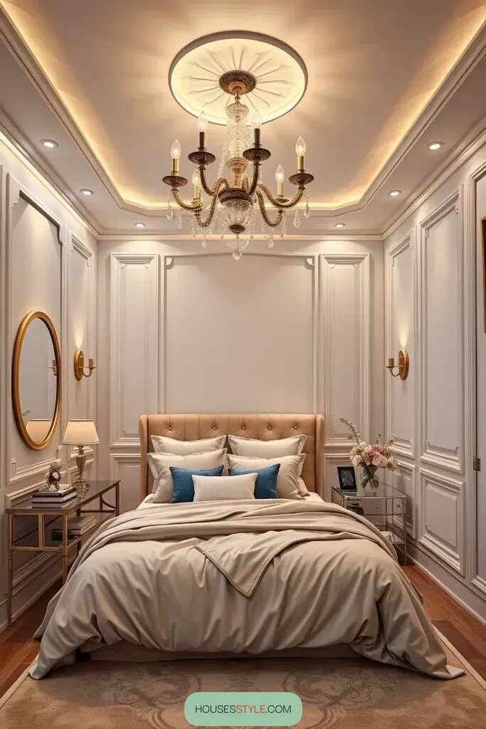 Layered Lighting for a Luxe Bedroom Ambiance