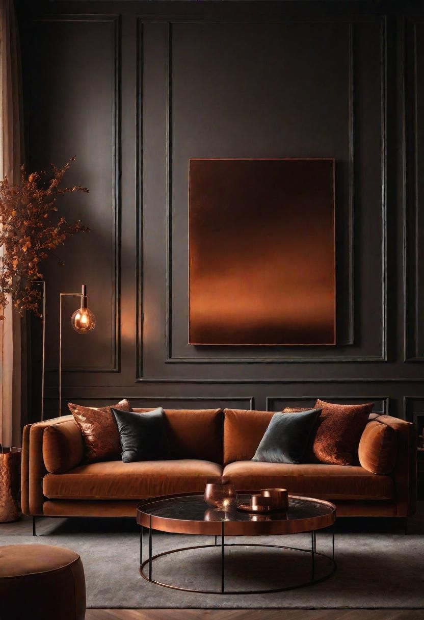 14. Earthy Elegant Living Room Style