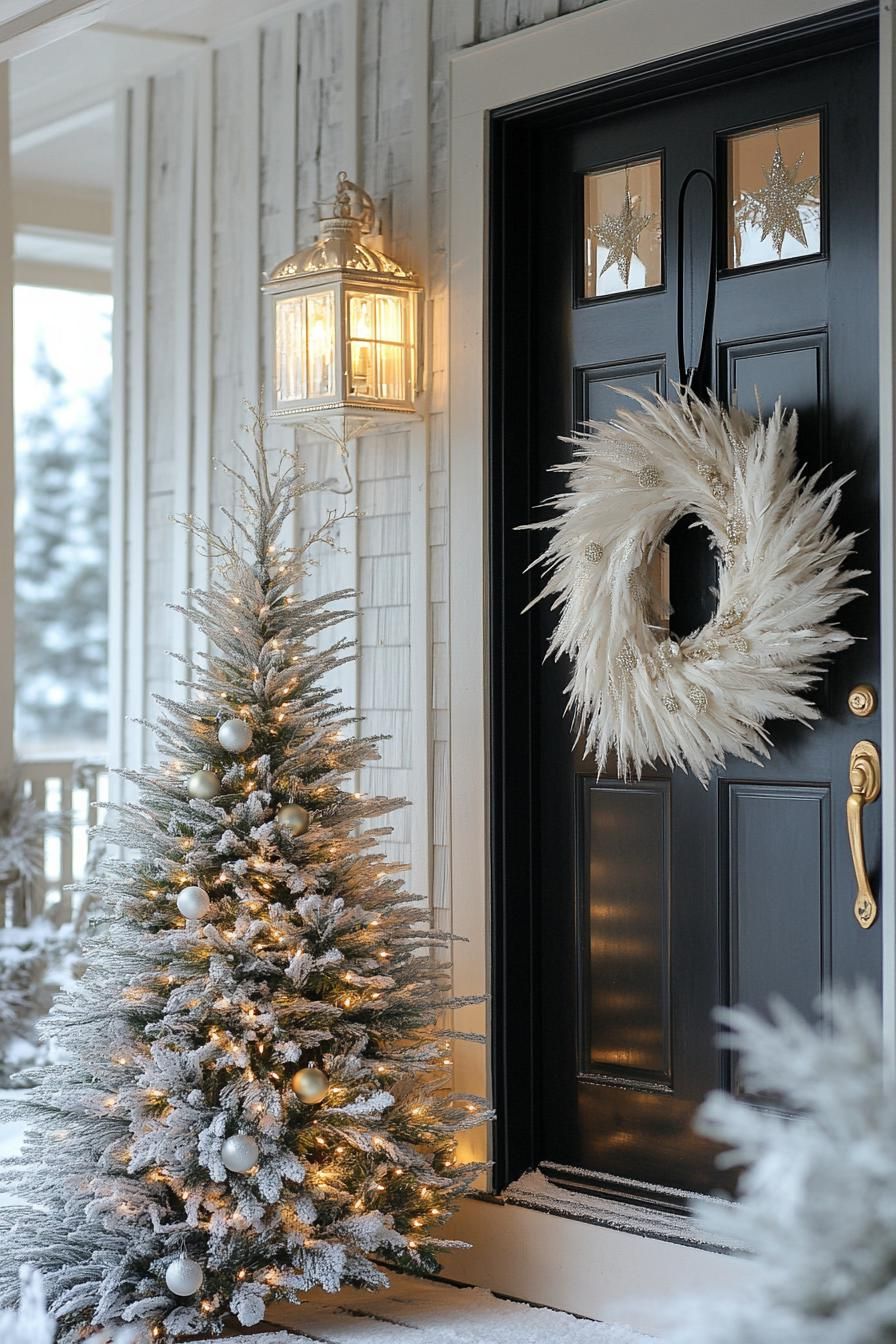 14. Feather Wreaths and Tree Toppers