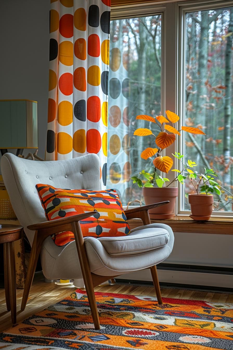 8. Retro 1950s-Style Curtain Ideas - photo 2