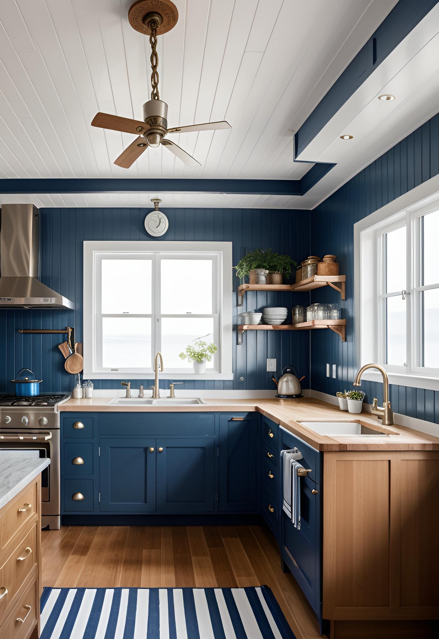 33. Nautical-Themed Kitchen Ideas
