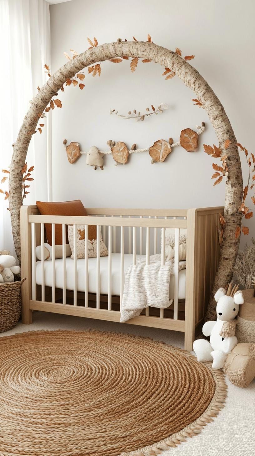 14. Timberland Nursery with Layered Textures and Natural Fibers - photo 2