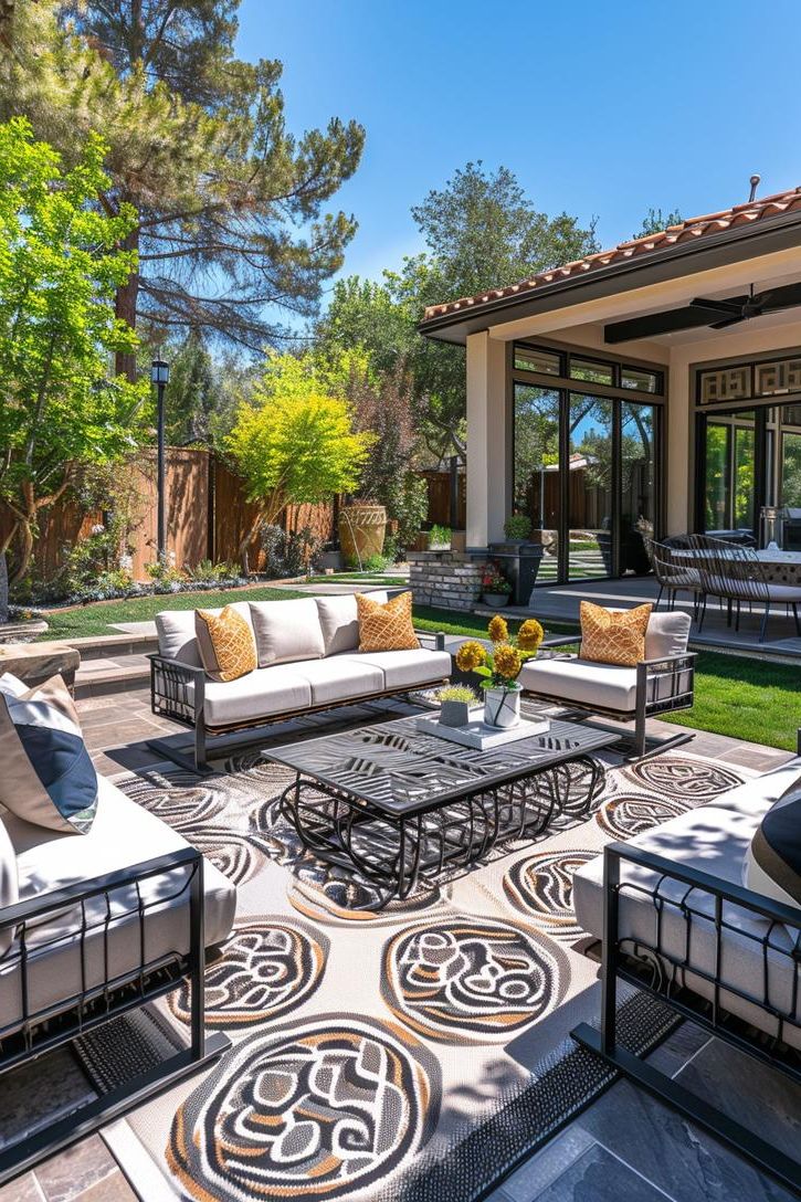 15. Glamorous Art Deco Patio Style