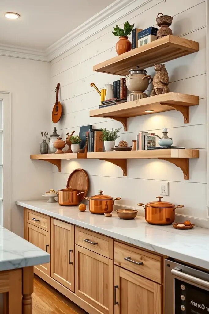 Maple Shelving for a Simple, Elegant Look