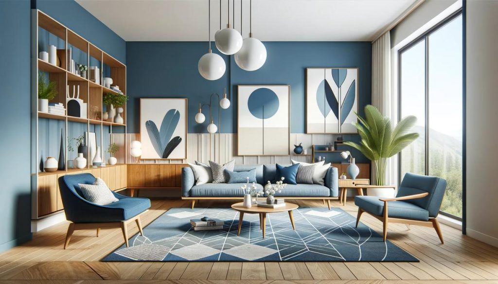 25 Color Palettes for a Mid-Century Modern Living Room - photo 17