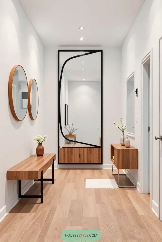 Minimalist Hallways Built Around One Feature - photo 2