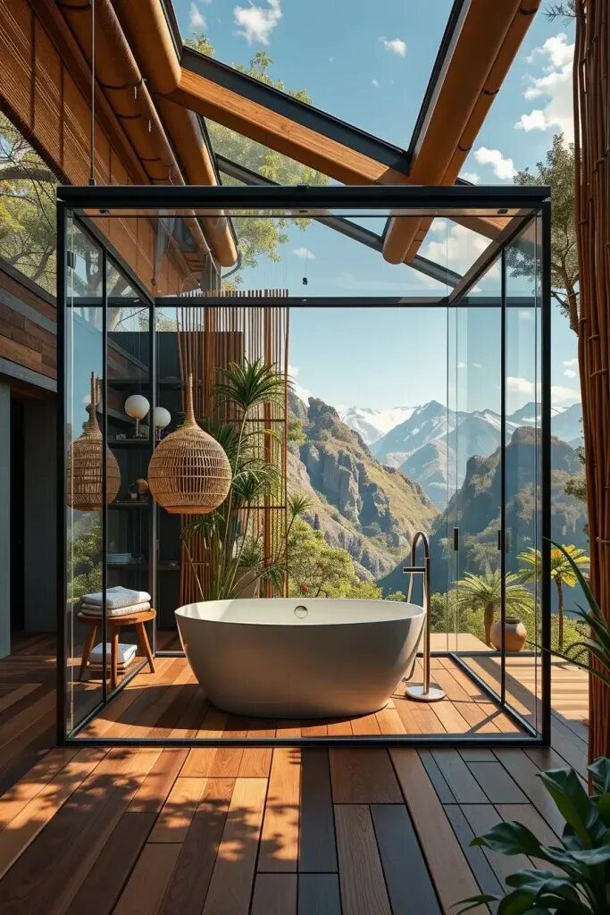 Showers with Mountain and Countryside Views - photo 2
