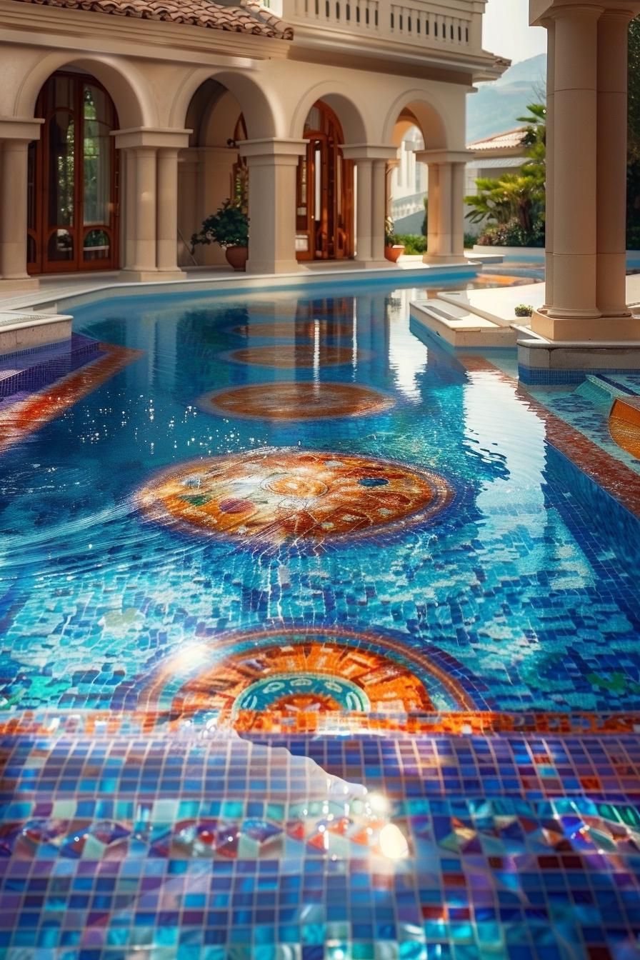 12. Mosaic Tile Pool Design Trends
