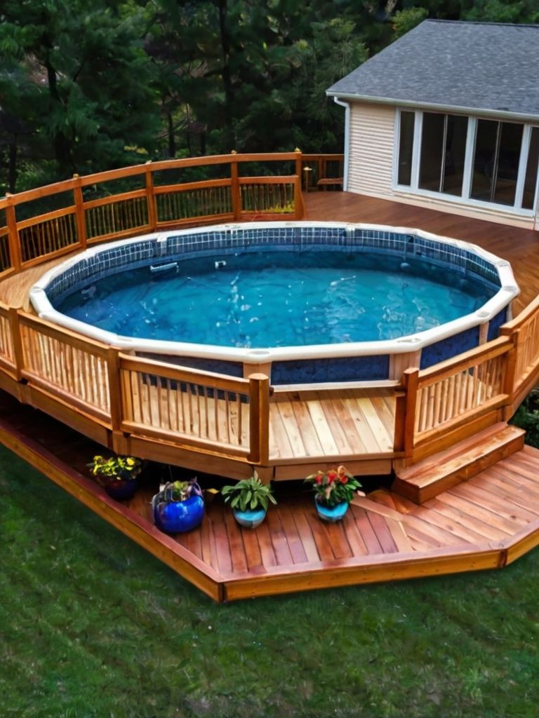 Multi-Level Deck for Hosting Guests