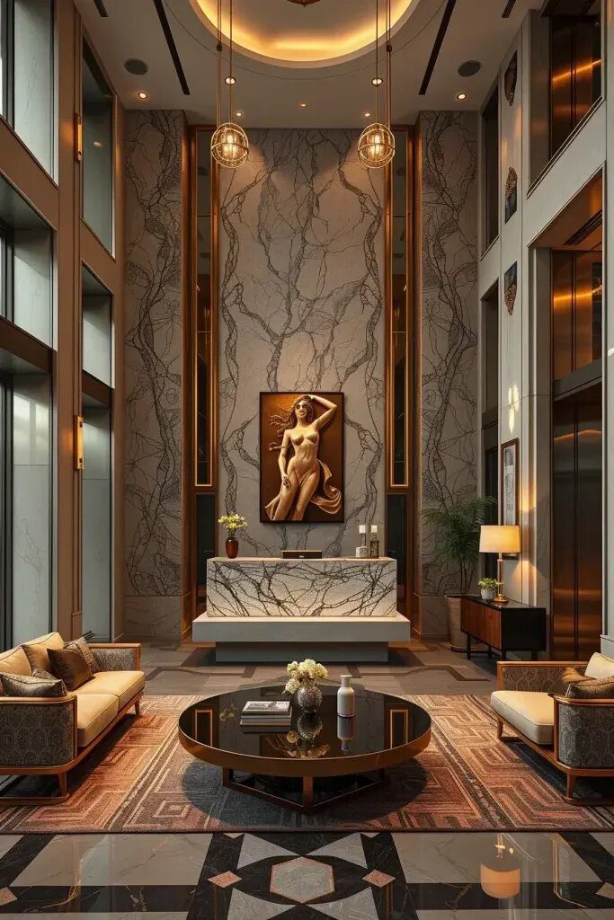 Lobby Design for Residential Towers and Condos