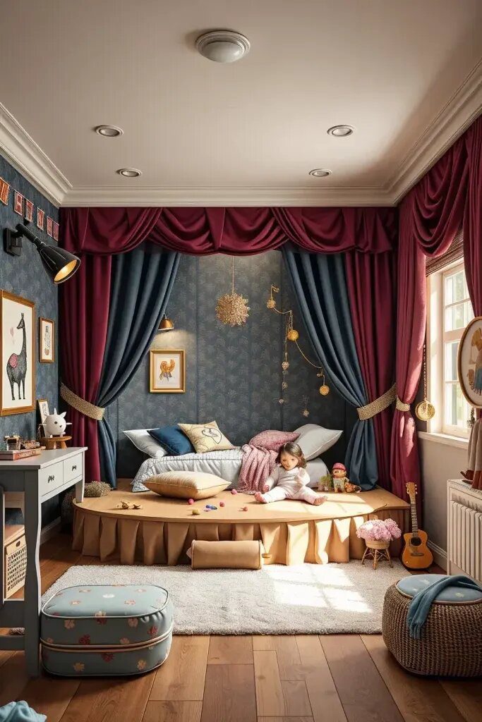 14- Theater-Inspired Kids Bedroom Designs