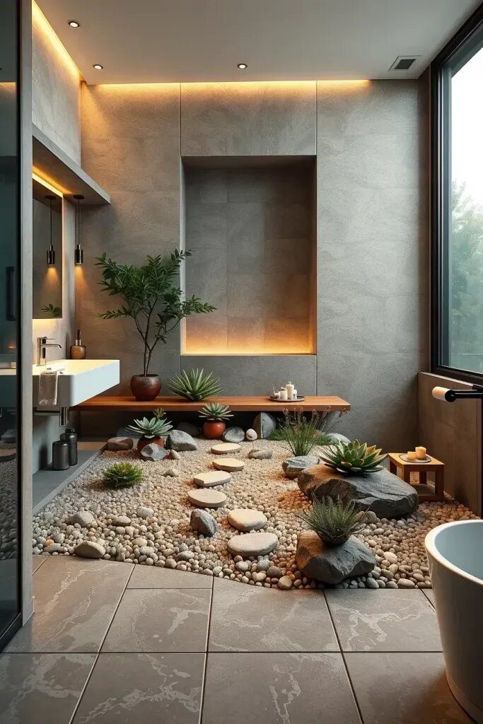Zen Garden Corners Inside the Bathroom - photo 2