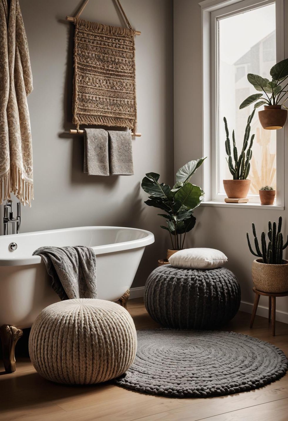 27. Cozy Seating Ideas for Boho Bathrooms - photo 2