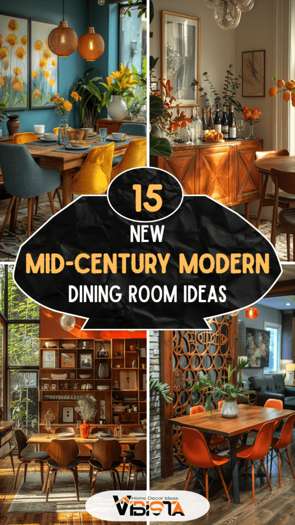 15 New Mid-Century Modern Dining Room Ideas