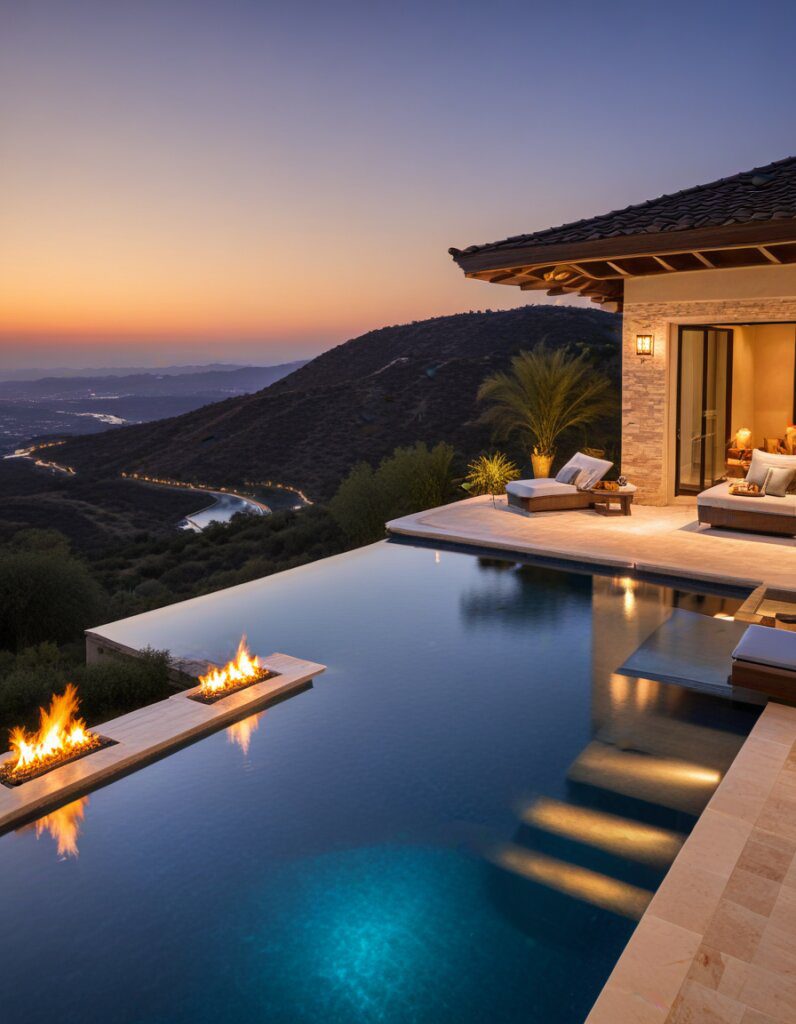 Experience the ultimate in luxury with our exquisite outdoor pool designs for high-end living.