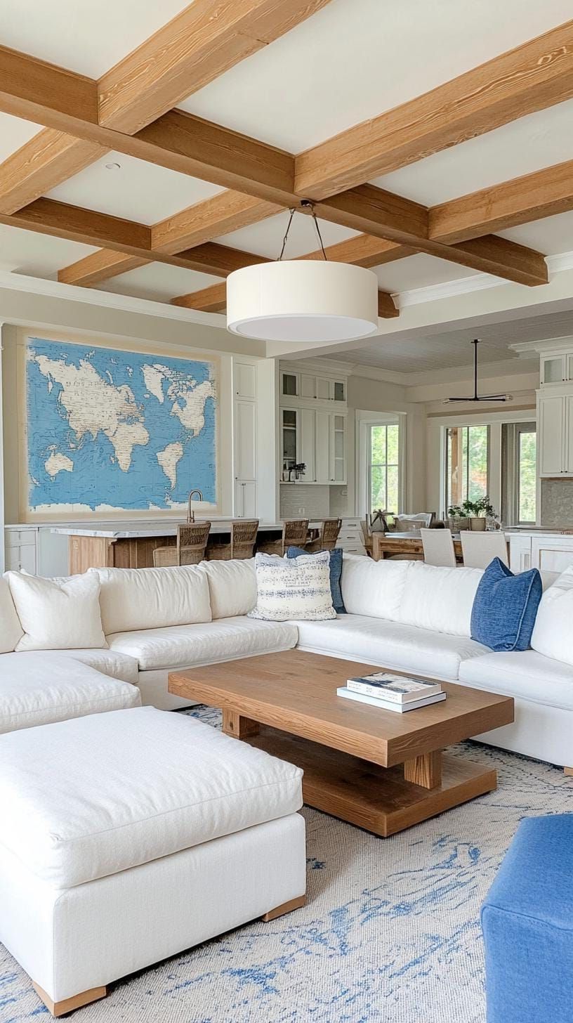 20. Nautical Map as a Feature Wall - photo 3