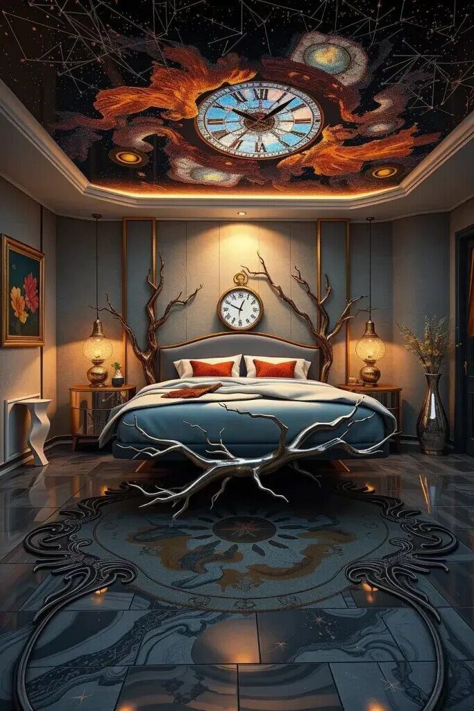 Styling a Bedroom as a Complete Work of Surreal Art