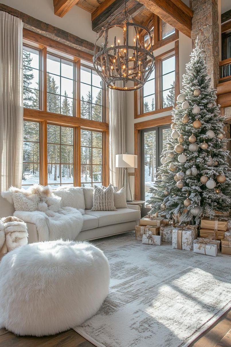 18. Earth-Toned Tree Skirt Ideas