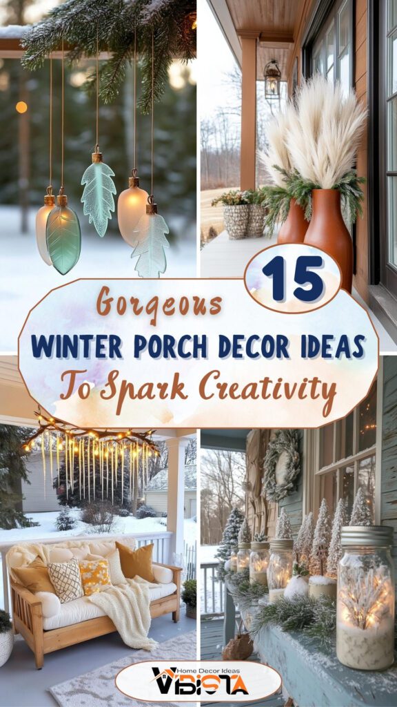 15 Gorgeous Winter Porch Decor Ideas to Spark Your Creativity