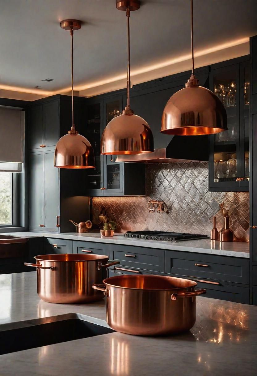 2. Warm Copper Accents in Kitchen Design