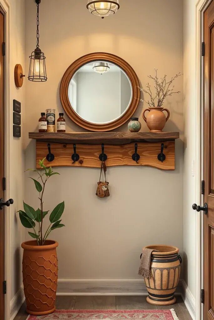 Rustic Touches for a Small Entryway - photo 2